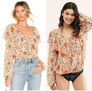 Intimately Free People- Say it to Me Floral Bodysuit